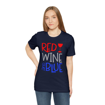 Red Wine Blue T-Shirt