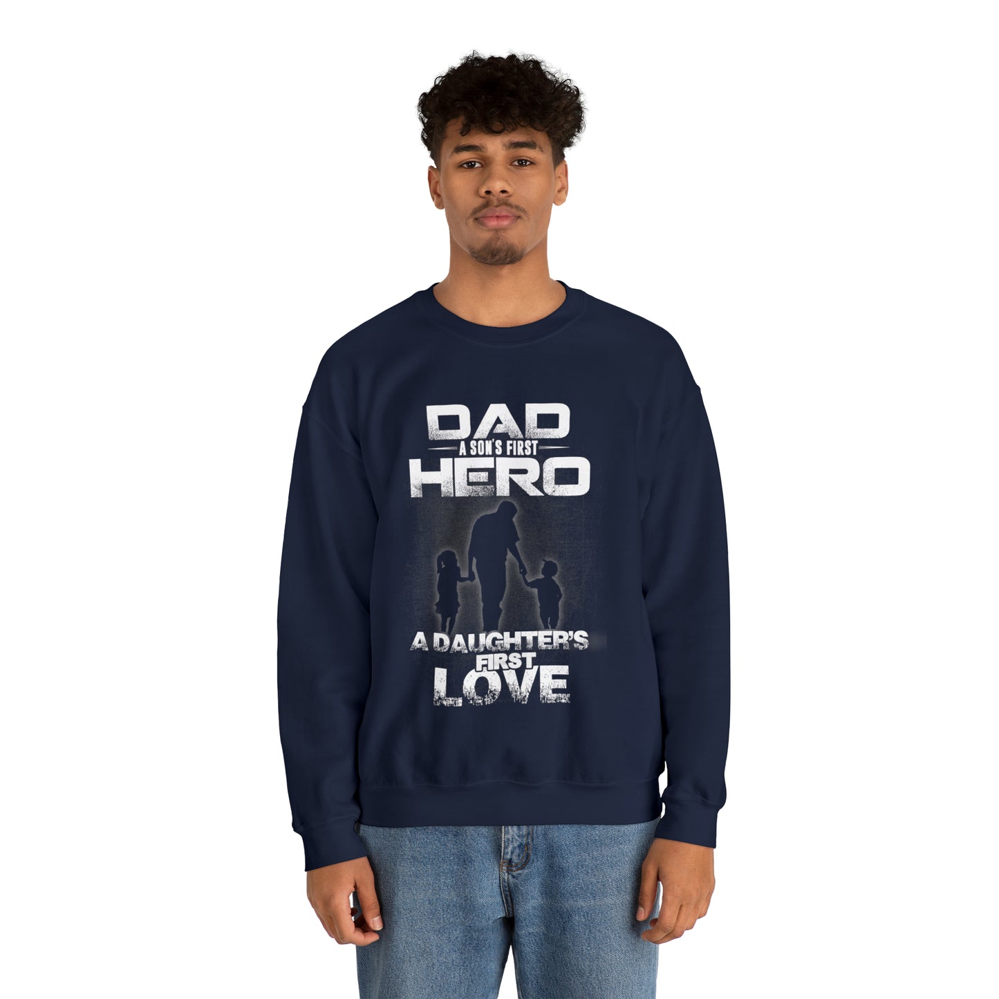 Son's first hero Crewneck Sweatshirt