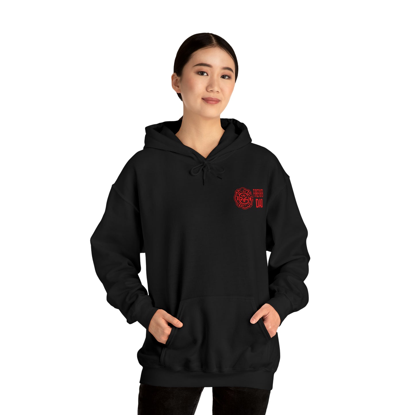 Firefighter Dad Hoodie