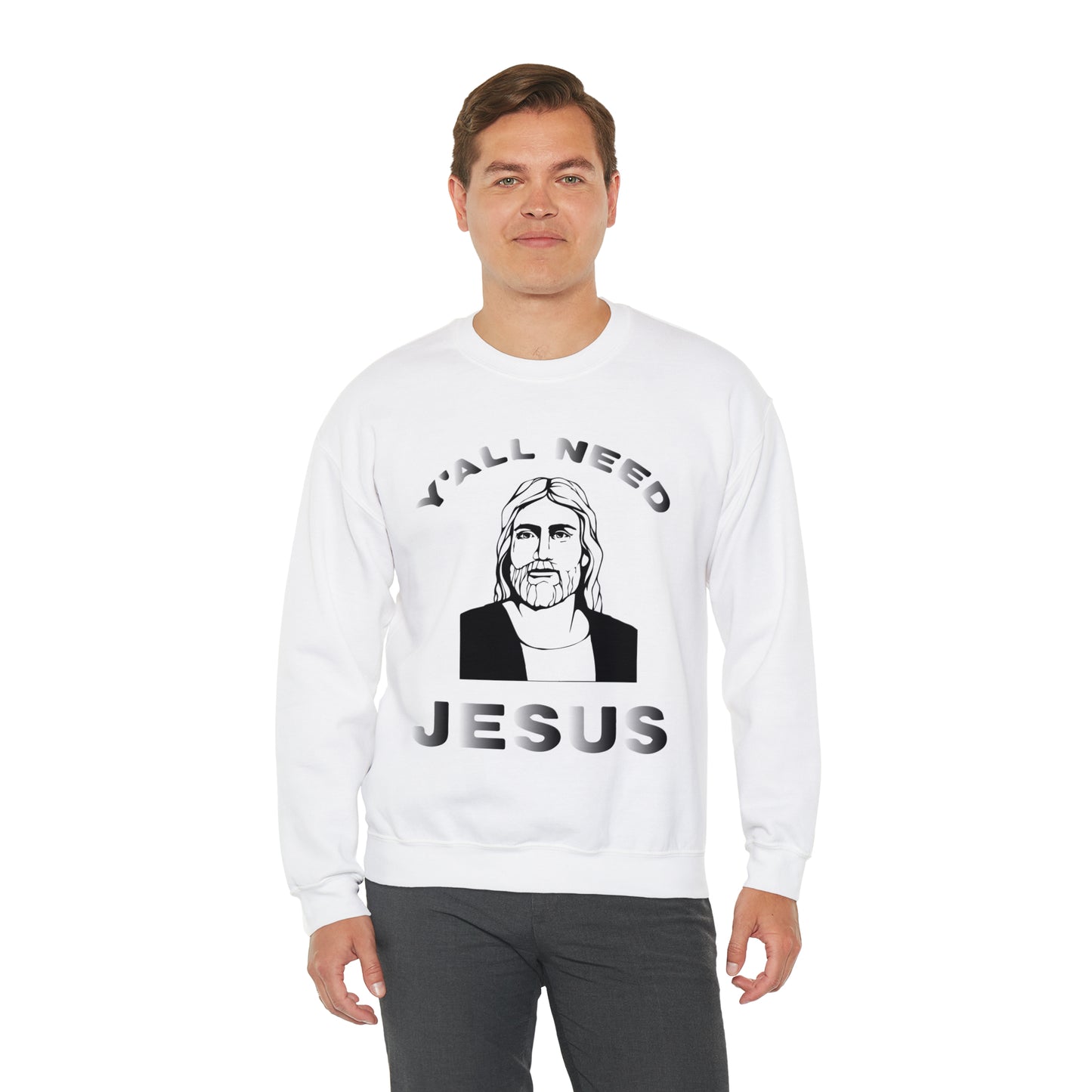 Y'all Need Jesús Crewneck Sweatshirt