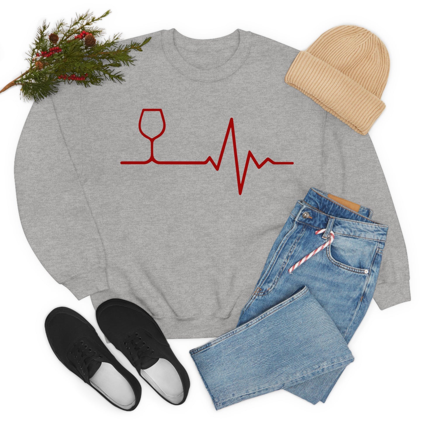 Red Wine Life Crewneck Sweatshirt