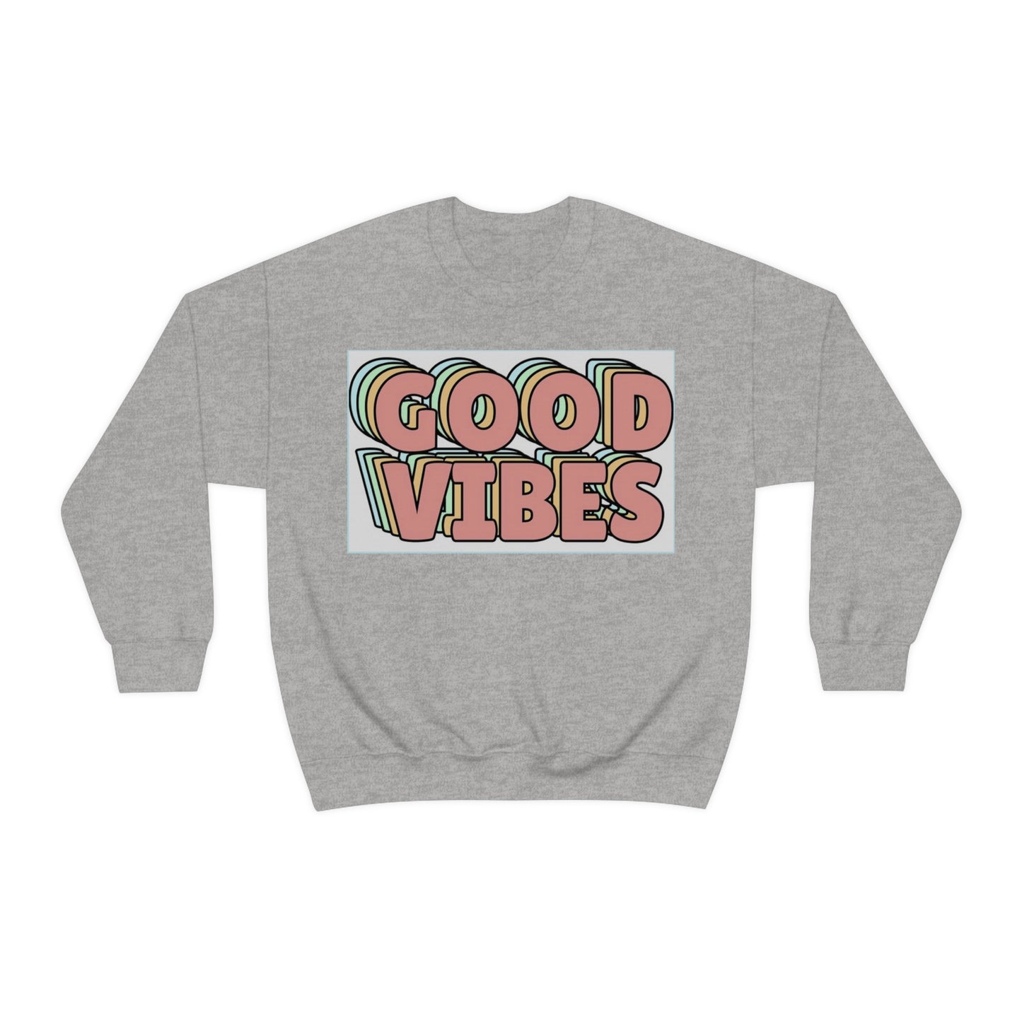 Good Vibes 3D Crewneck Sweatshirt