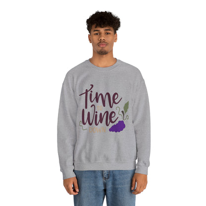 Time_to_wine_down Crewneck Sweatshirt