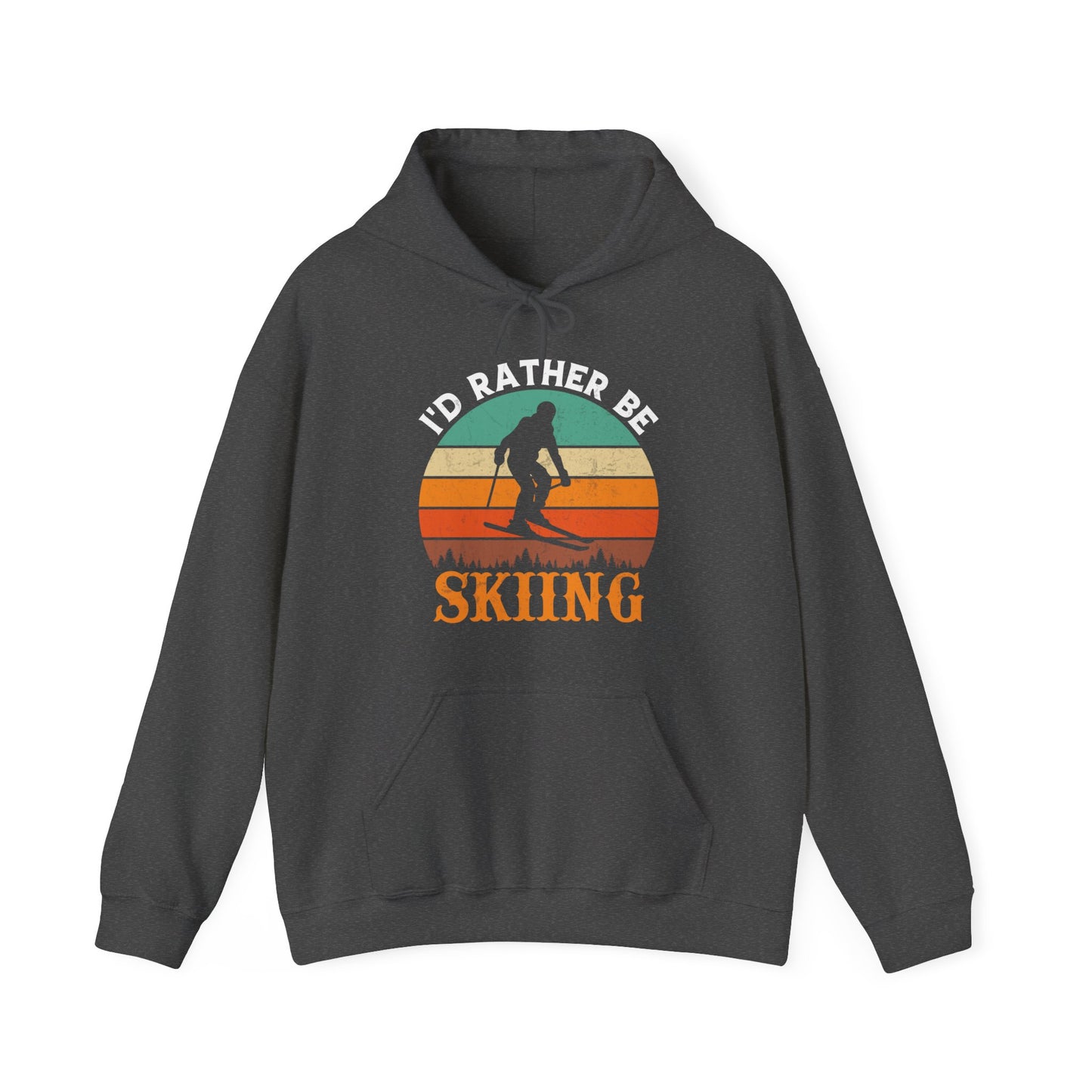 Rather be skiing vintage Hoodie