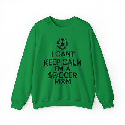 I can't keep calm I'm a soccer mom Crewneck Sweatshirt