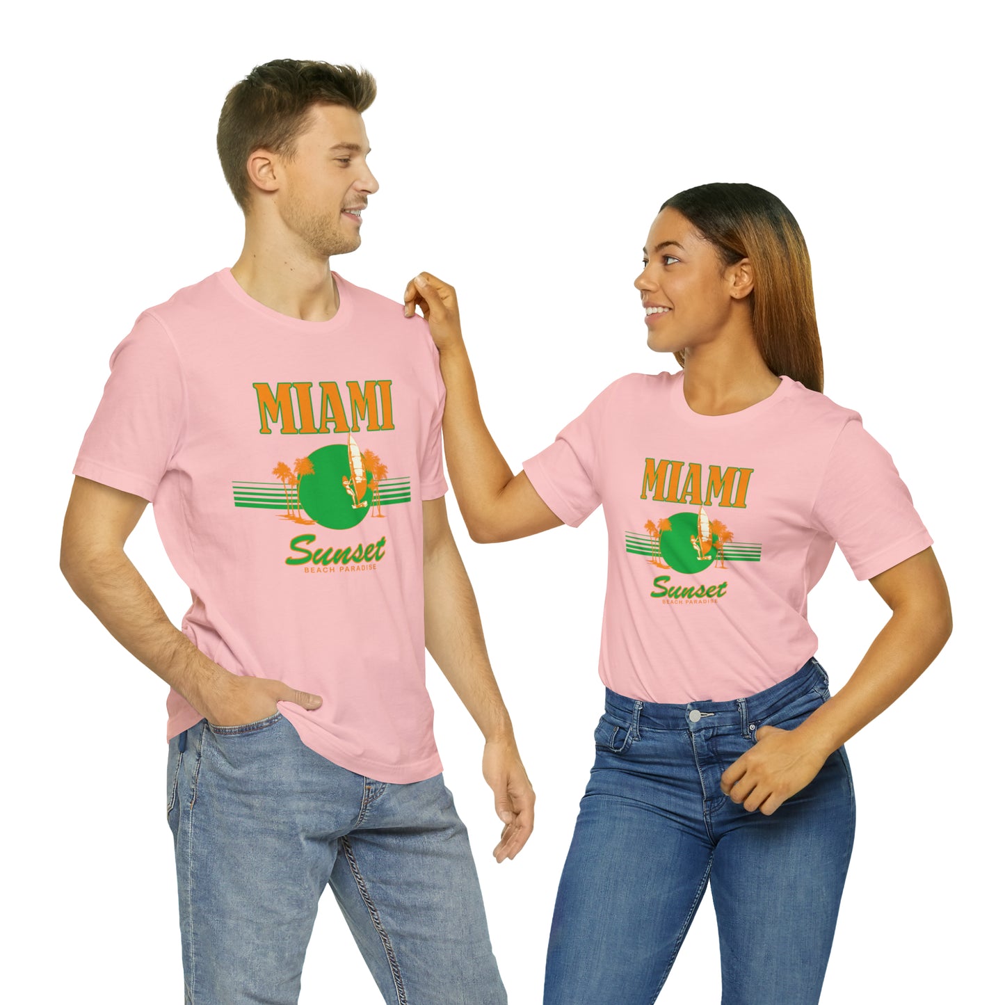 Miami Sunset Beach Paradise T-Shirt