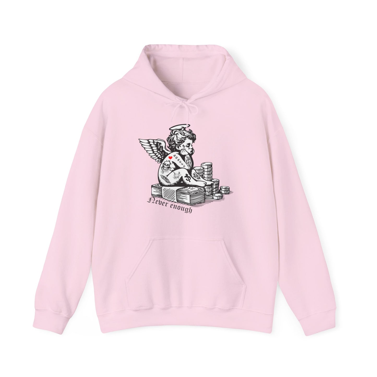 Never enough hustler angel Hoodie