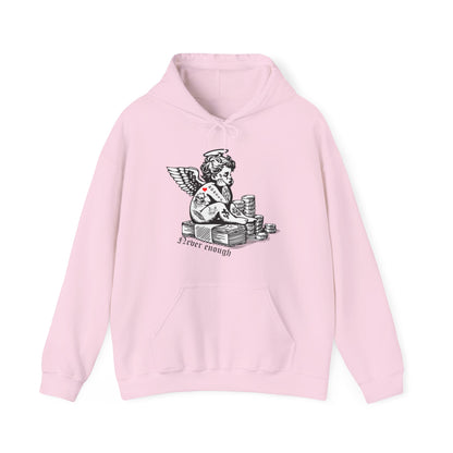 Never enough hustler angel Hoodie