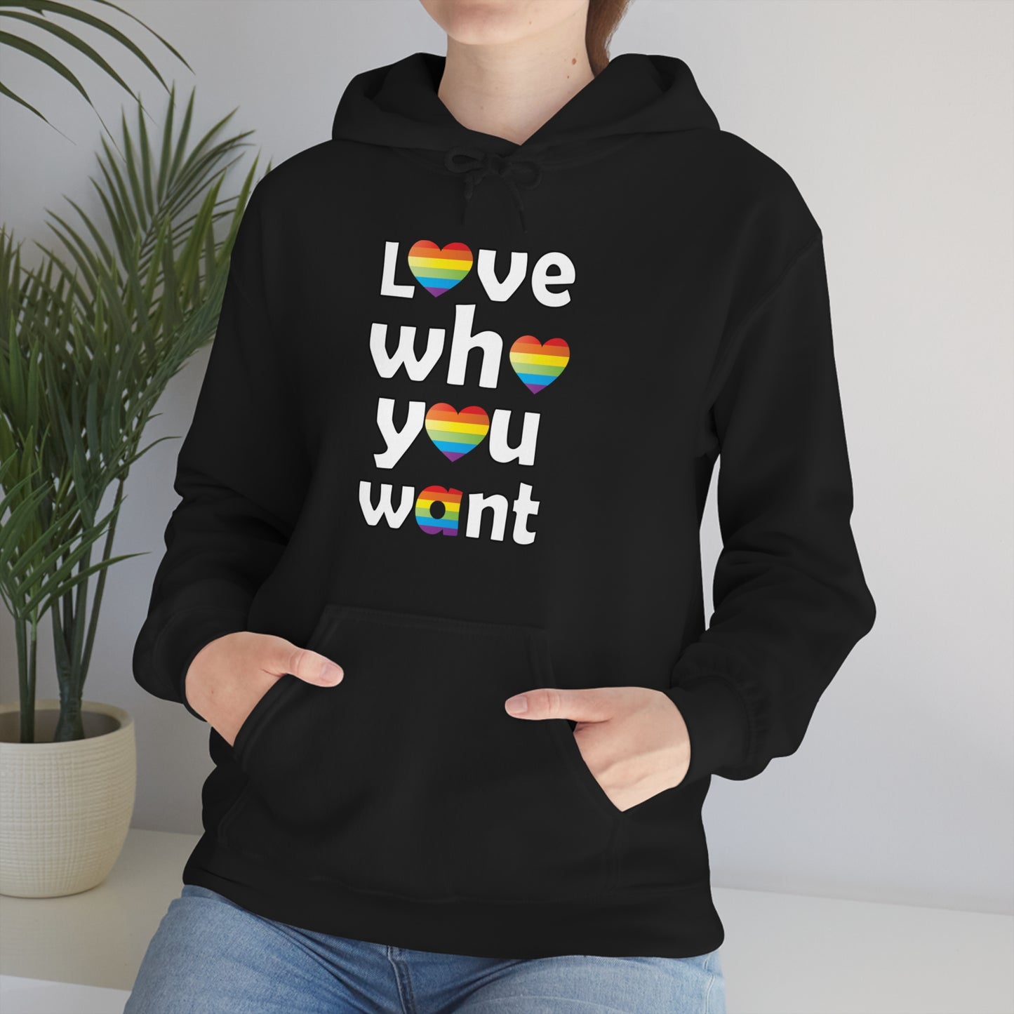 Love who you want Hoodie