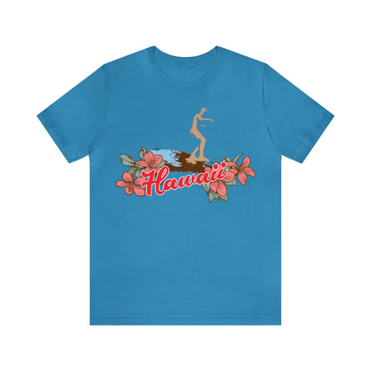 Hawaii Floral Surf T-Shirt