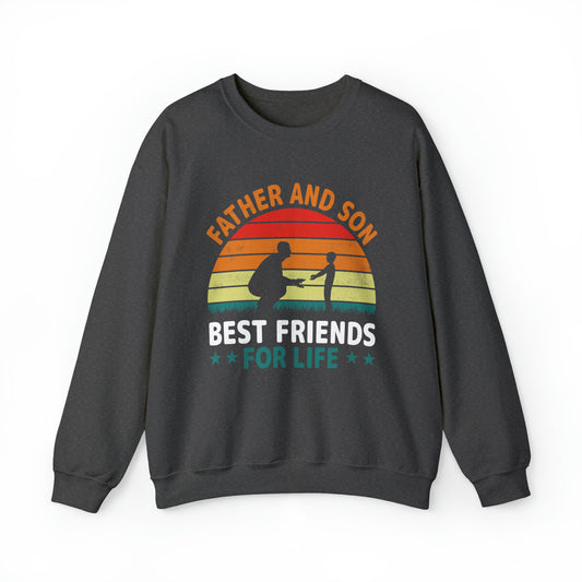 Best friends for life vintage Crewneck Sweatshirt