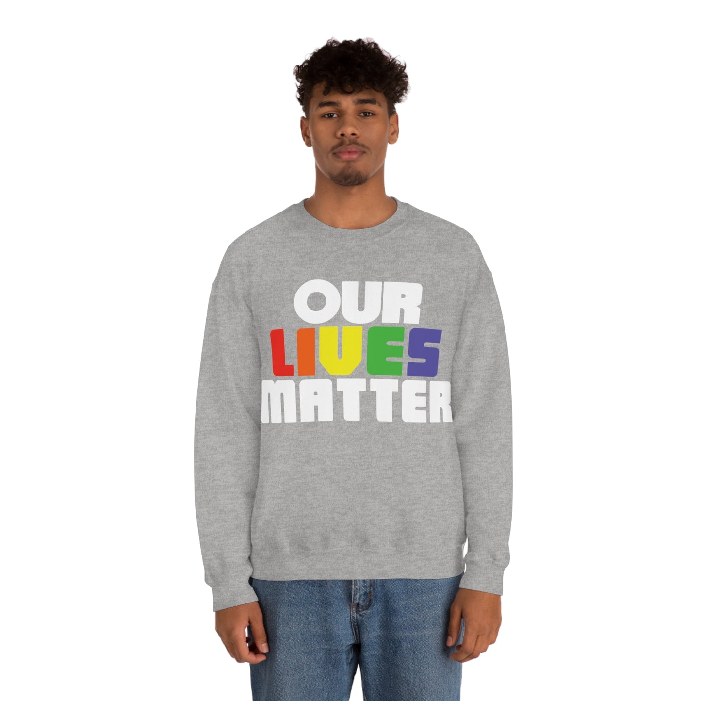 Our lives matter Crewneck Sweatshirt