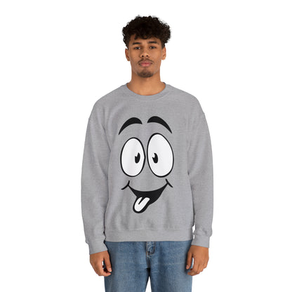 Tongue out face Crewneck Sweatshirt