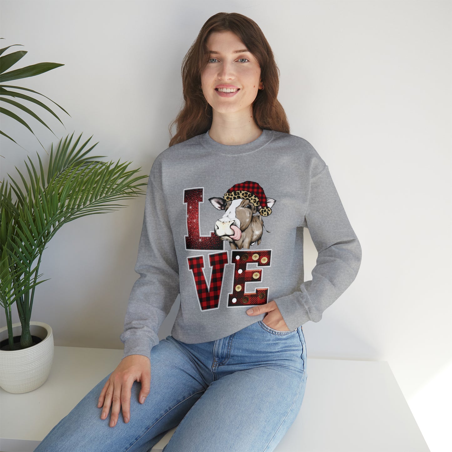 Cow love Crewneck Sweatshirt