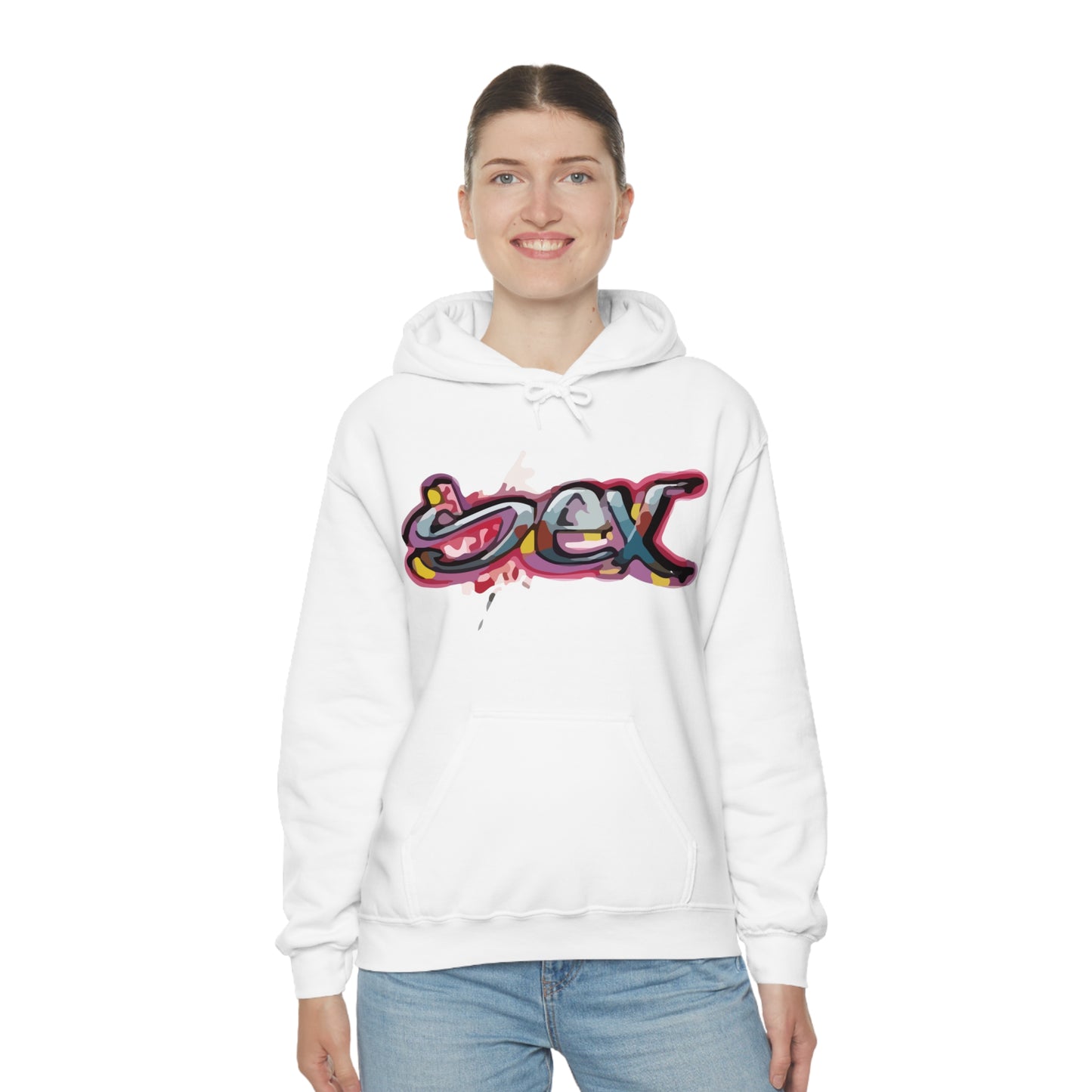 Sex colorful graffiti Hoodie