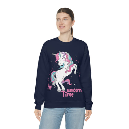 Unicorn time Crewneck Sweatshirt