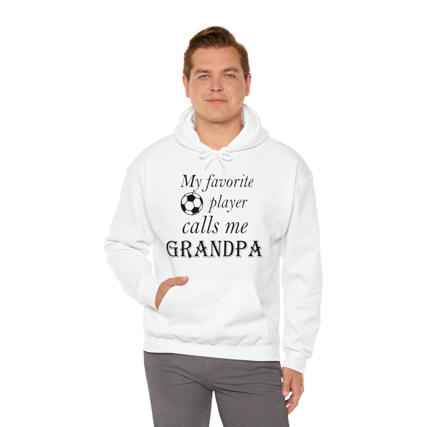 Grandpa Favorite Soccer Player Hoodie