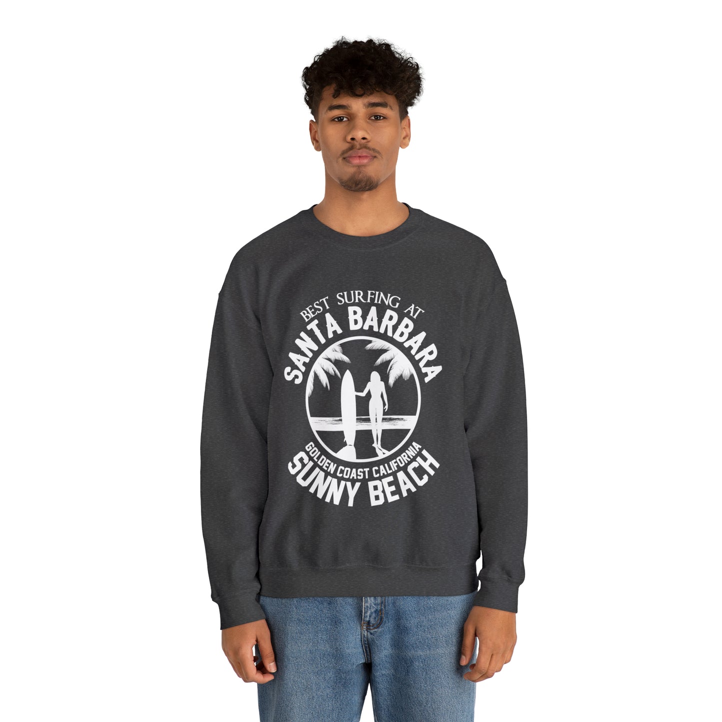 Santa Barbara_Sunny beach Crewneck Sweatshirt