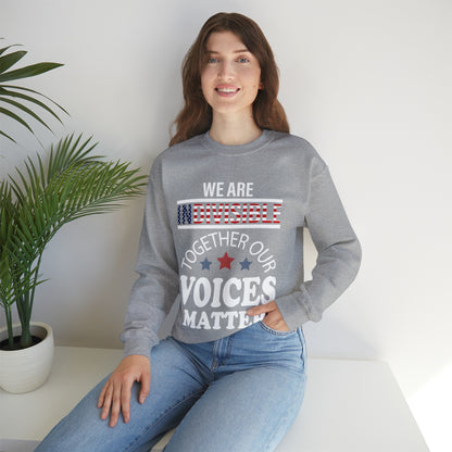 Together our voice matter Crewneck Sweatshirt