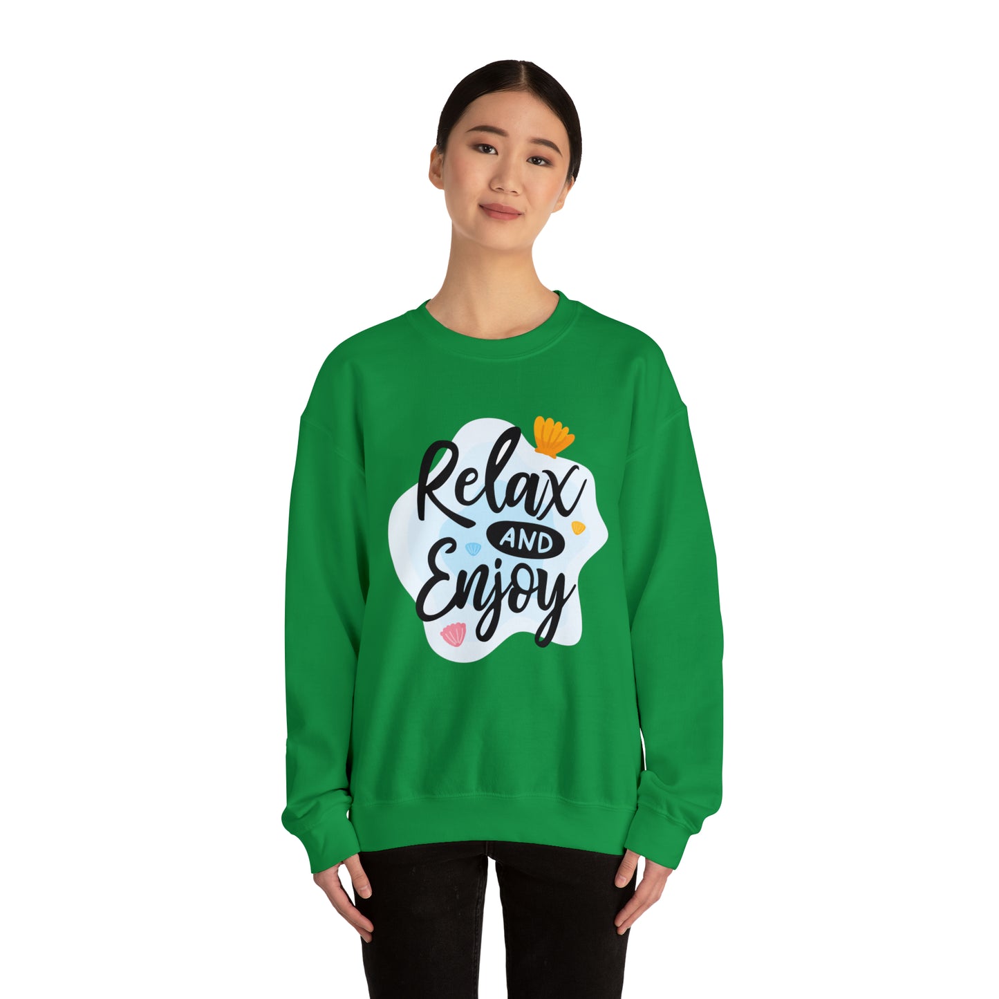 Relax and Enjoy Crewneck Sweatshirt