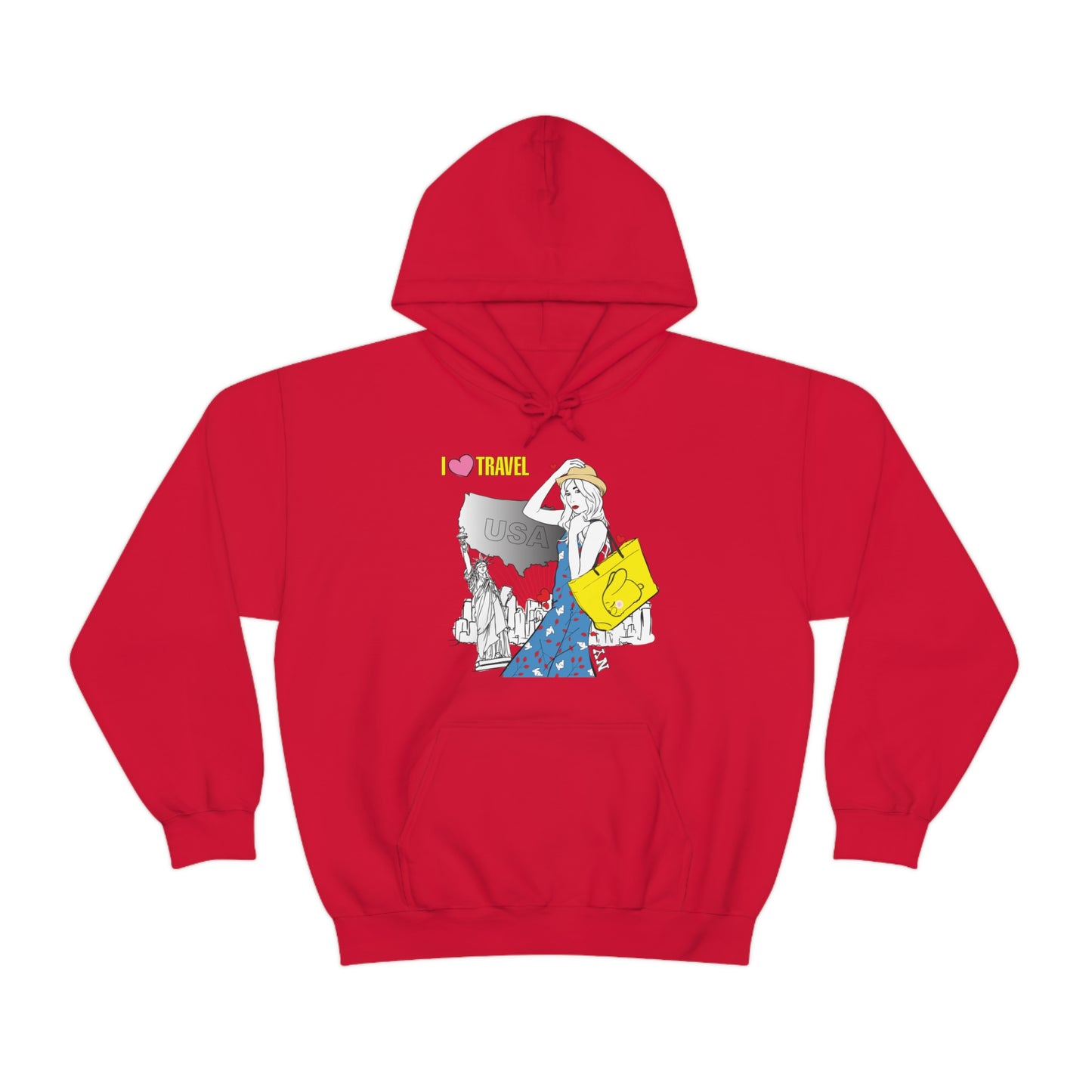 I love to travel _1 Hoodie