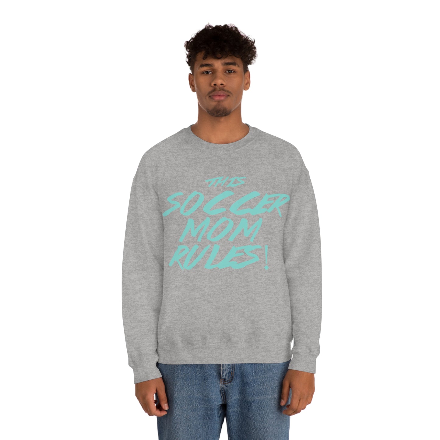 Soccer mom rules Crewneck Sweatshirt