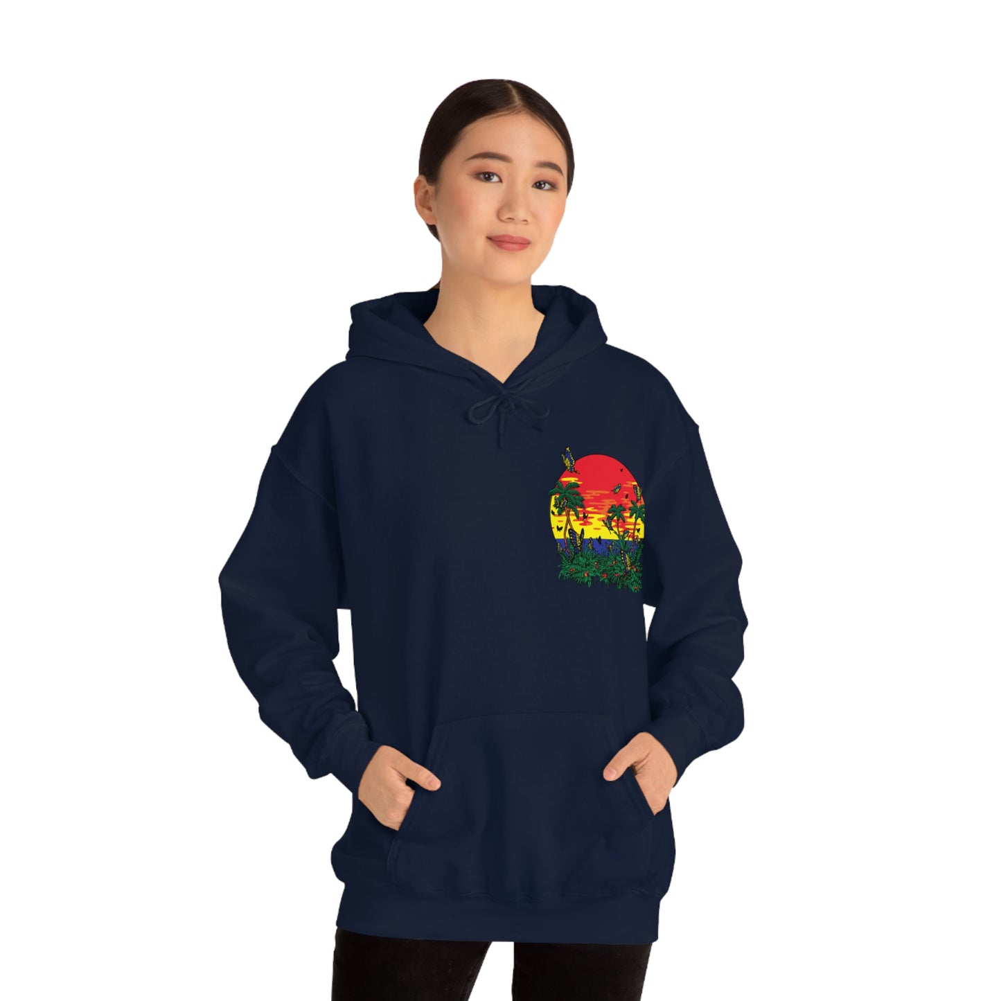 Sunset Butterfly Vibes Hoodie