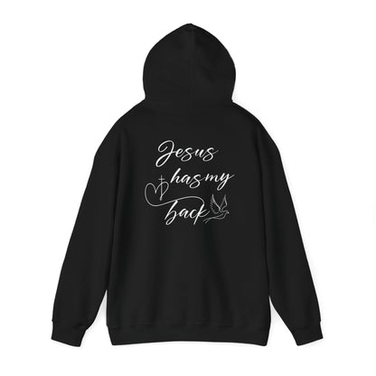 Jesus has my back hoodie