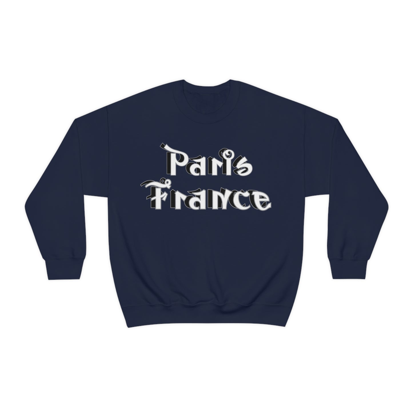 Paris France Graffiti Crewneck Sweatshirt