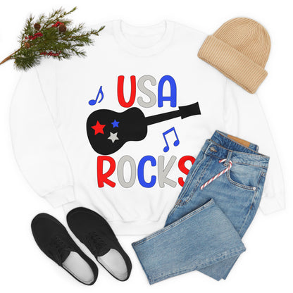 USA-Rocks Crewneck Sweatshirt