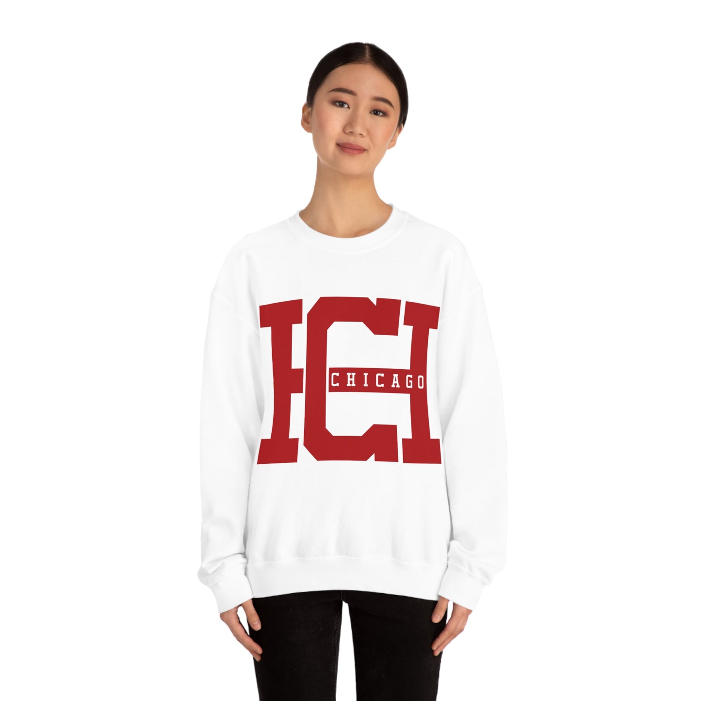 Chicago Tee Crewneck Sweatshirt