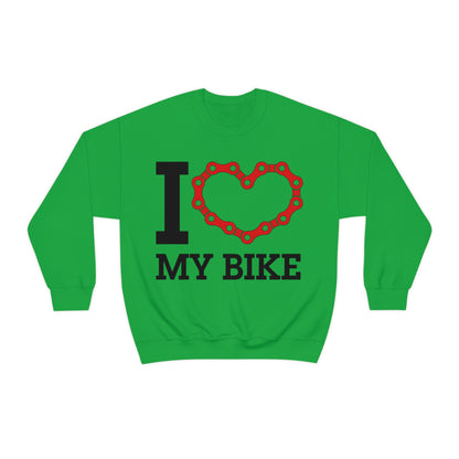 I love my bike Crewneck Sweatshirt