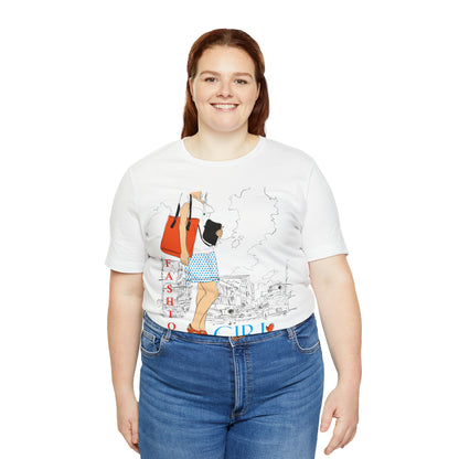 Fashion girl with a bag T-Shirt