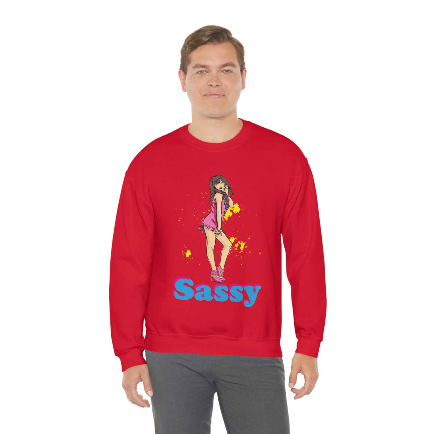 Sassy_girl Crewneck Sweatshirt