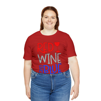 Red Wine Blue T-Shirt