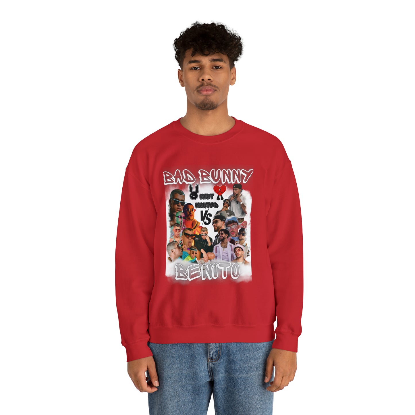 Bad Bunny vs Benito Crewneck Sweatshirt