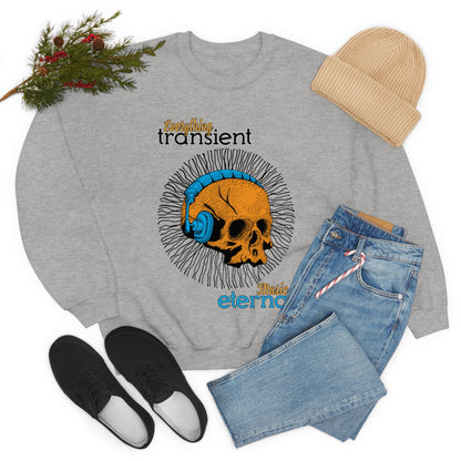 Everything transient_Music eternal Crewneck Sweatshirt