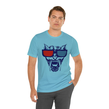 3D Glasses Tiger T-Shirt