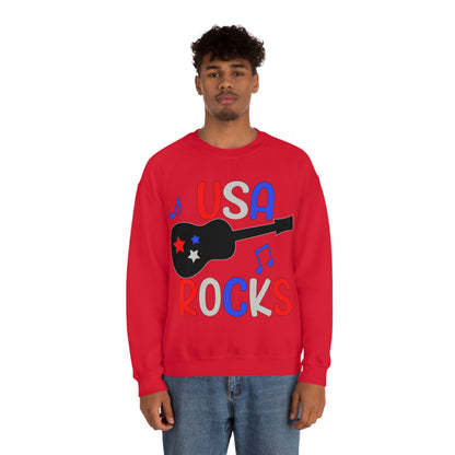 USA-Rocks Crewneck Sweatshirt