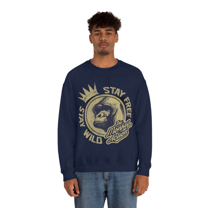 Stay free stay wild Crewneck Sweatshirt