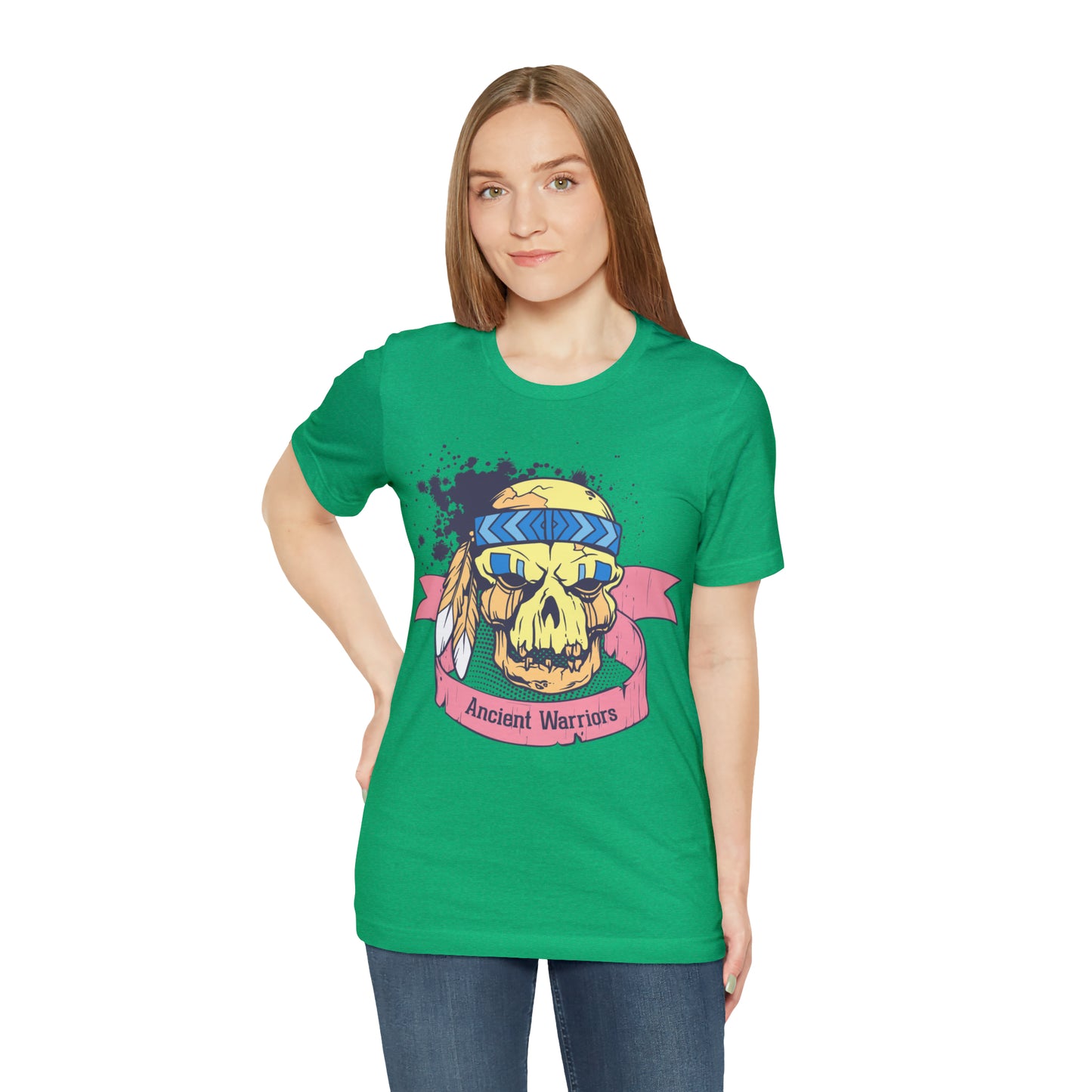 Ancient Warrior Skull Chief T-Shirt