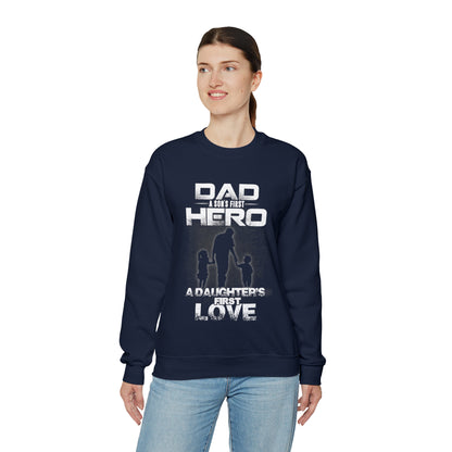 Son's first hero Crewneck Sweatshirt