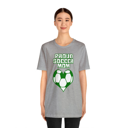 Proud -soccer-mom Heart T-Shirt