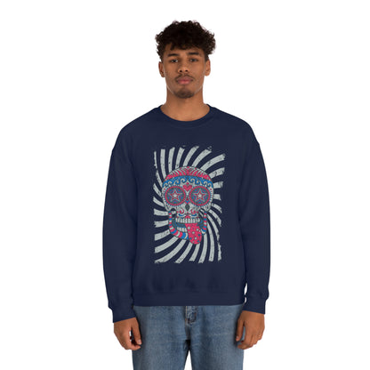 Hippie Skull Crewneck Sweatshirt