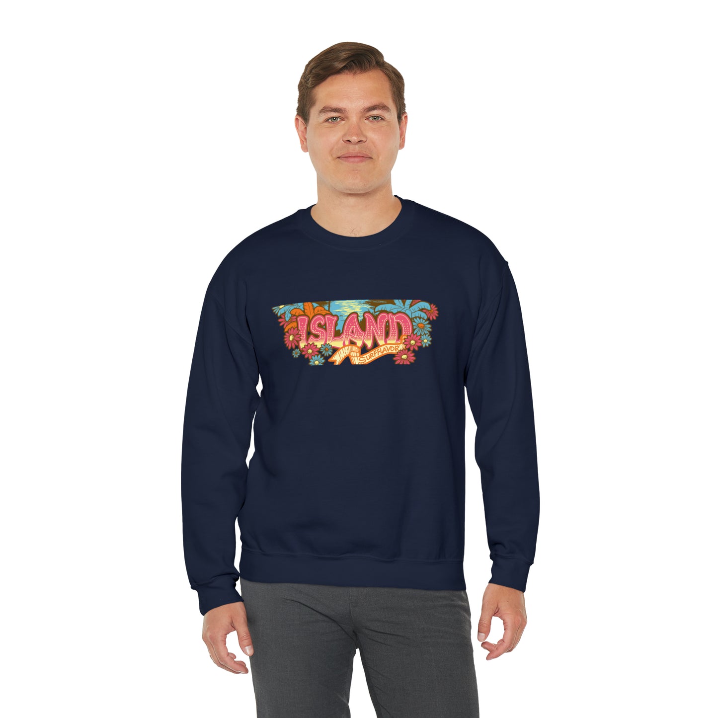 Island Surf Flavor Crewneck Sweatshirt