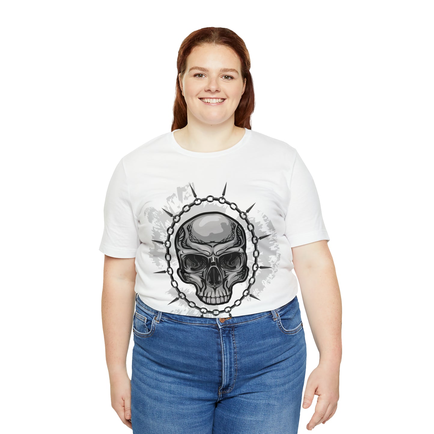 Skull Chain Splatter T-Shirt