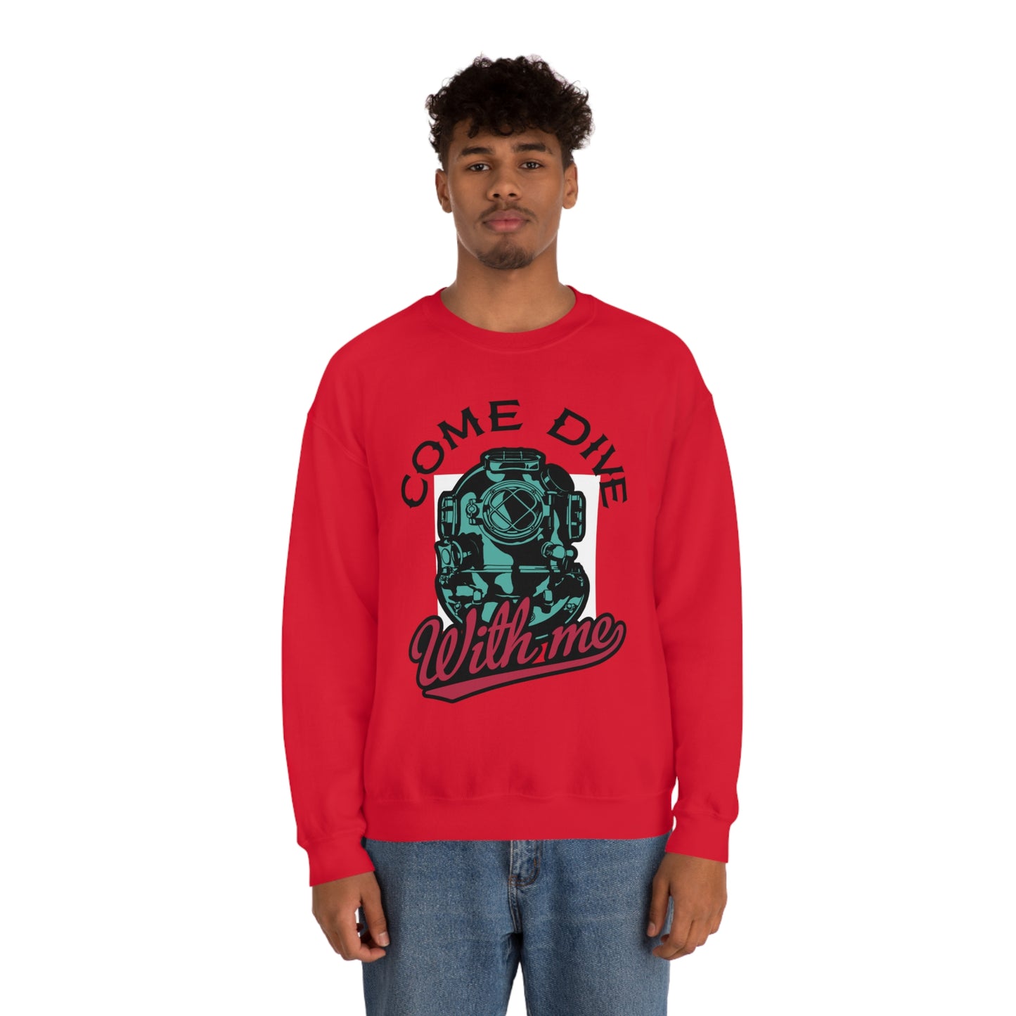 Come dive with me Crewneck Sweatshirt