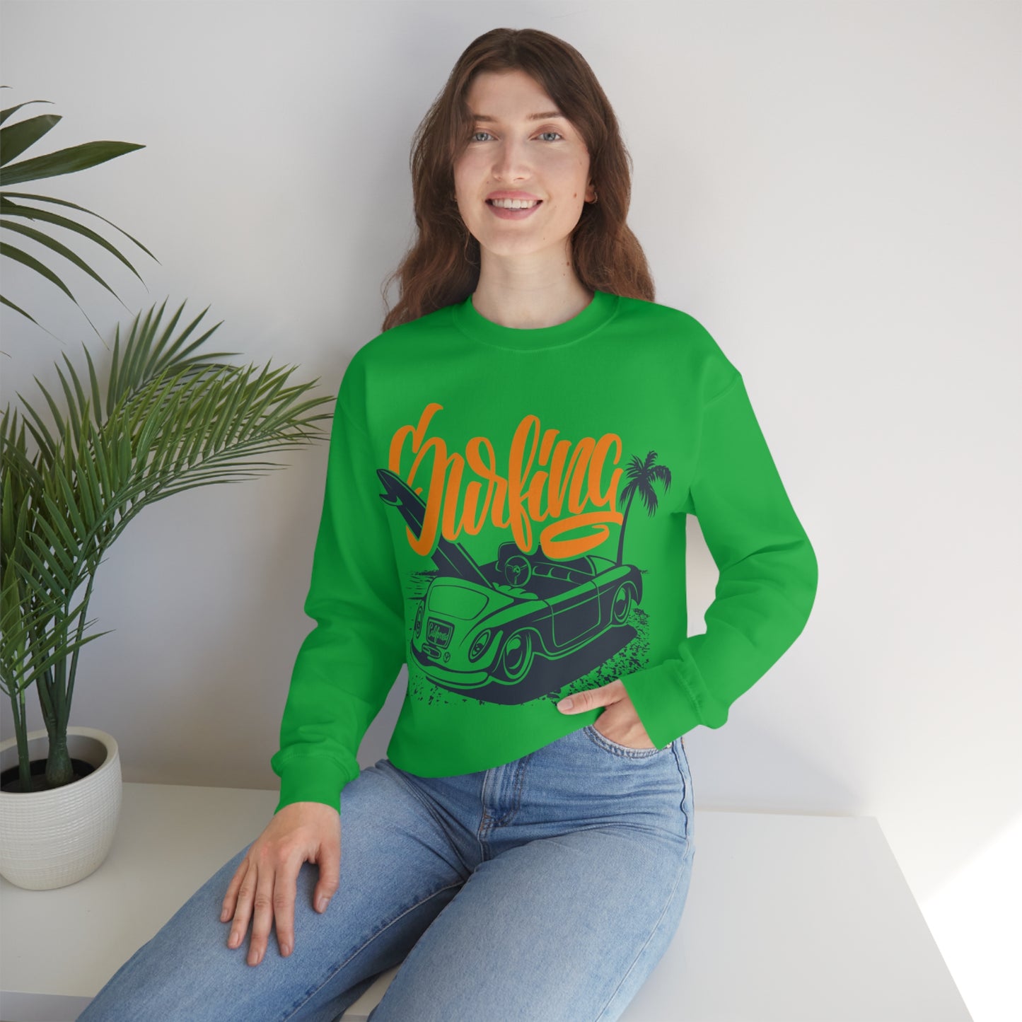 Surfing Cruiser Crewneck Sweatshirt