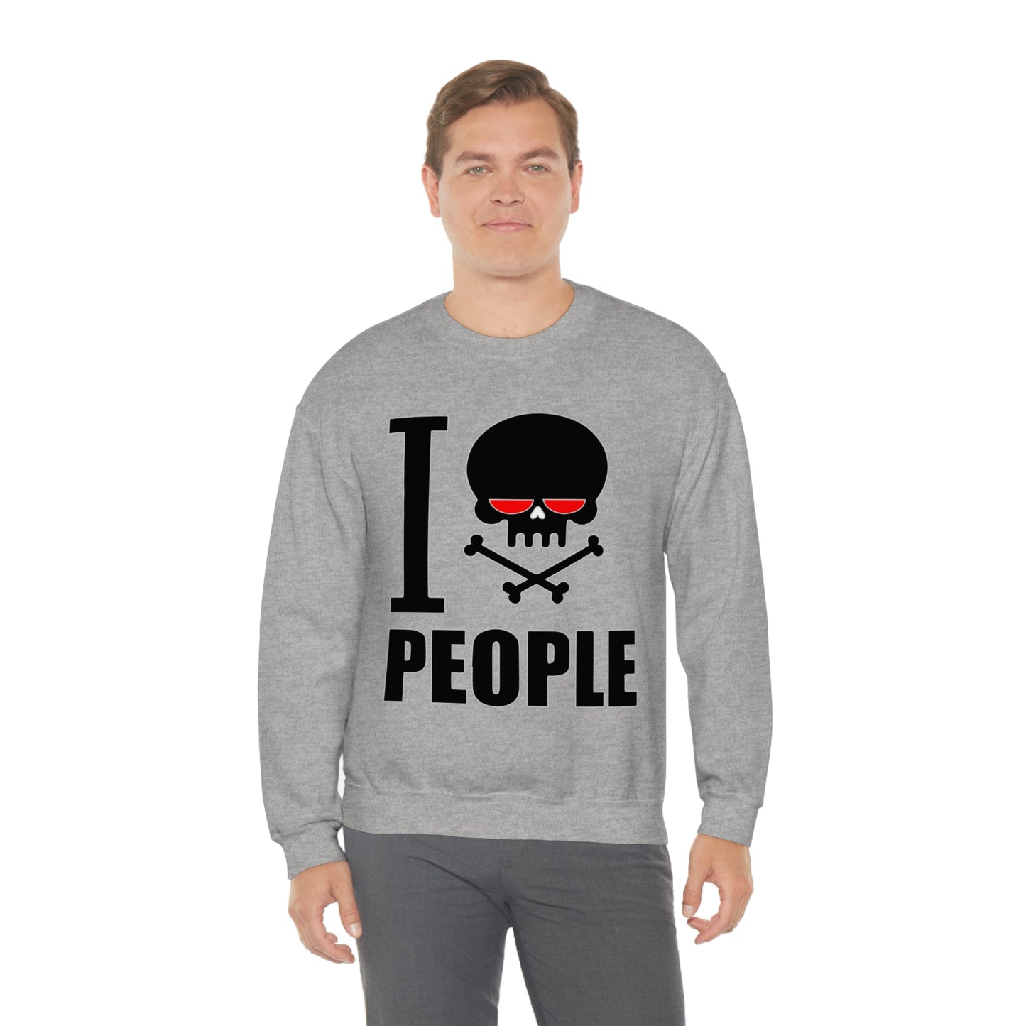 I hate people Crewneck Sweatshirt