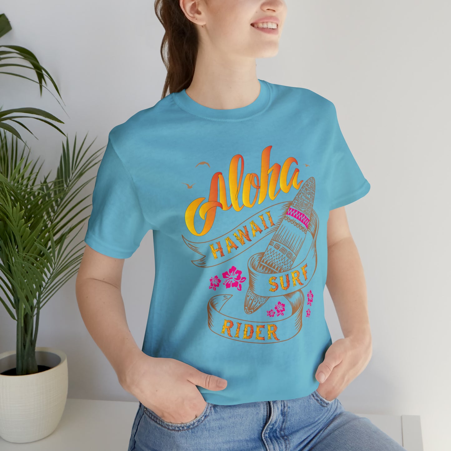 Aloha Hawaii Surf Rider T-Shirt